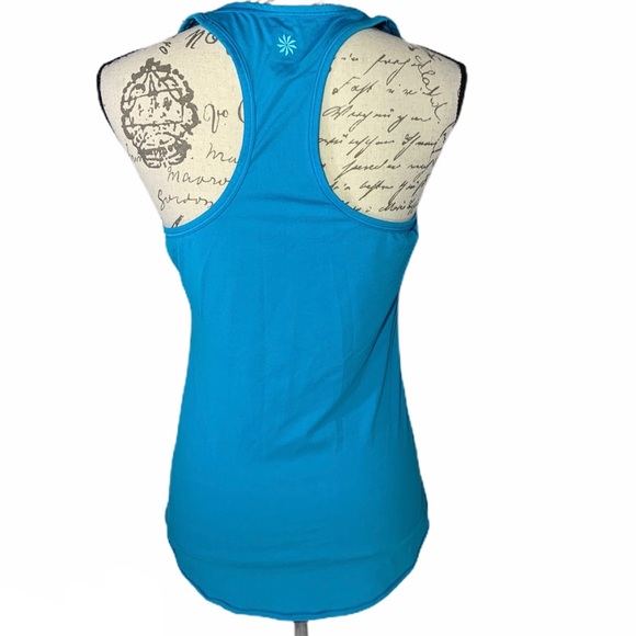 Athleta Aqua Blue Athletic Tank Top Sz S - Picture 3 of 6